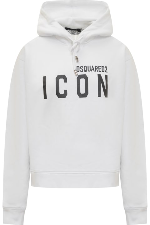 Dsquared2 for Women Dsquared2 Logo Printed Drawstring Hoodie