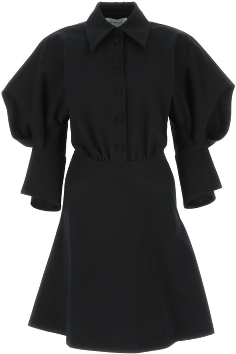 SportMax Dresses for Women SportMax Black Stretch Cotton Fervida Dress