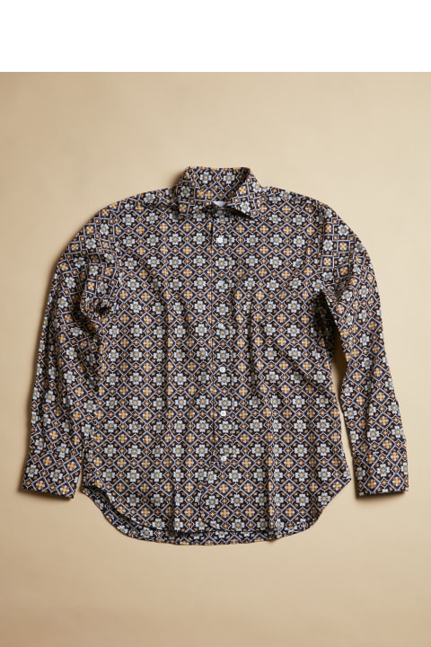 doppiaa Clothing for Men doppiaa Aasolo Floral Pattern Shirt