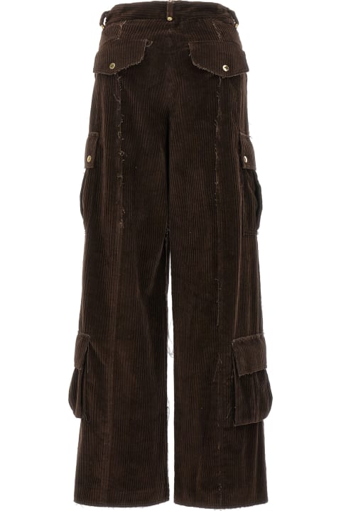Dolce & Gabbana Pants & Shorts for Women Dolce & Gabbana Ribbed Cargo Pants