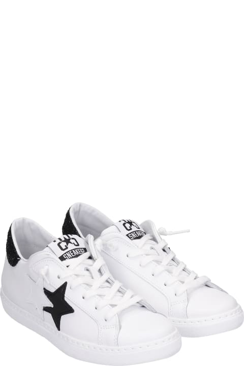 2Star Sneakers for Women 2Star Sneakers In White Leather 2Star