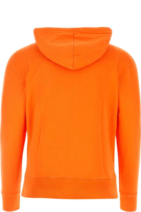Maison Kitsuné Fleeces & Tracksuits for Women Maison Kitsuné Orange Cotton Sweatshirt