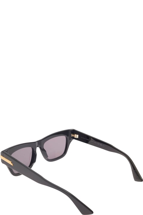 Bottega Veneta Eyewear for Men Bottega Veneta Rectangular Sunglasses With Golden Detail