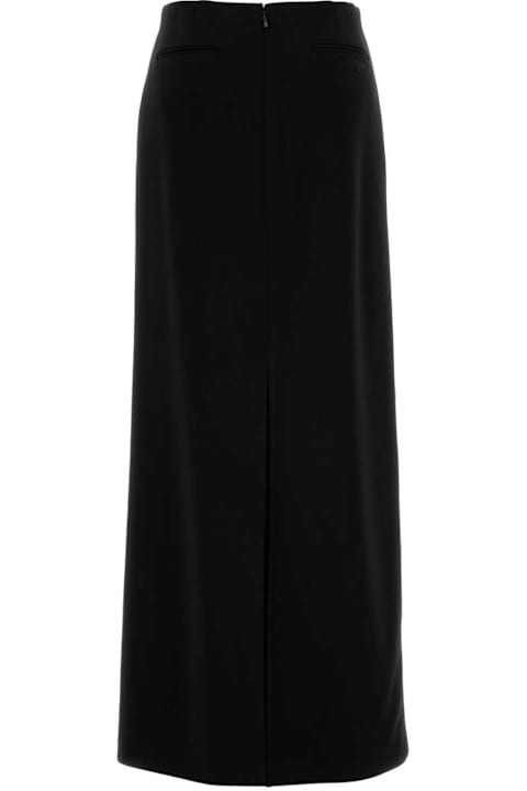 Fashion for Women Fendi Black Stretch Cady Skirt