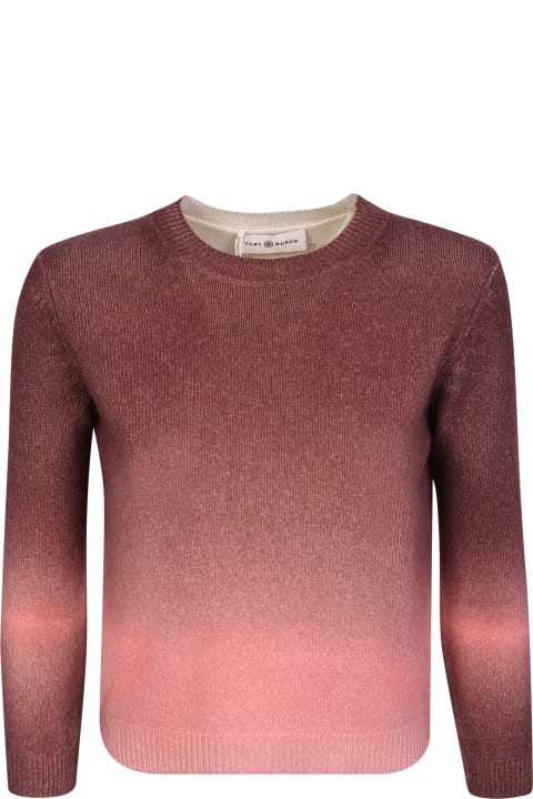 Tory Burch الملابس لـ السيدات Tory Burch Ombrã¨ Effect Cashmere Pullover