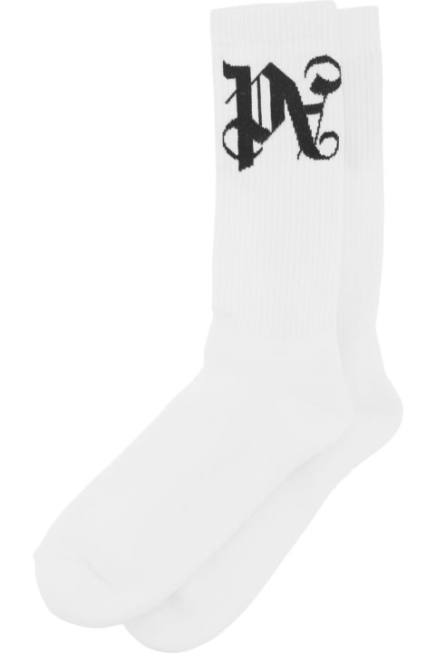 メンズ アンダーウェア Palm Angels Socks With Logo