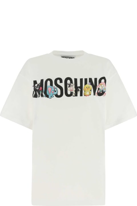 Fashion for Women Moschino White Cotton Oversize T-shirt