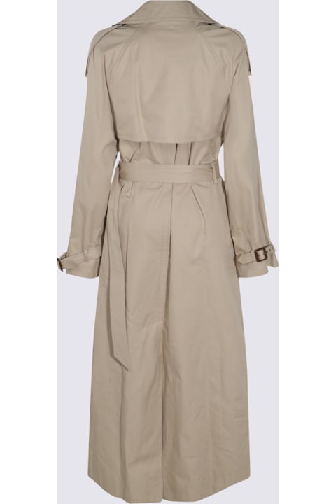 コート SAINT LAURENT Beige Cotton Trench Coat trench coat in cotton twill | Saint Laurent | YSL BE
