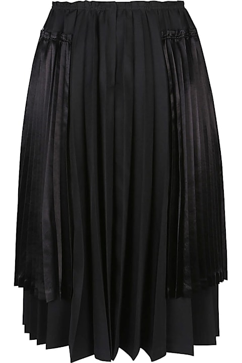 Comme des Garçons Pleated Midi Skirt