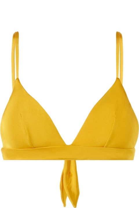 Fashion for Women MC2 Saint Barth Woman Mustard Triangle Top