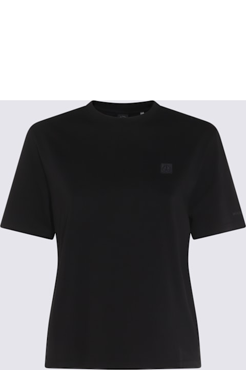Moose Knuckles Clothing for Women Moose Knuckles Black Cotton T-shirt