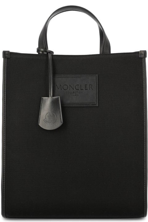Moncler Totes for Women Moncler Logo Patch Tote Bag