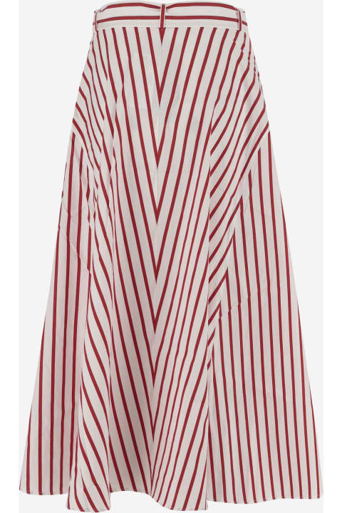 Fashion for Women Ralph Lauren Striped Cotton Skirt Polo Ralph Lauren