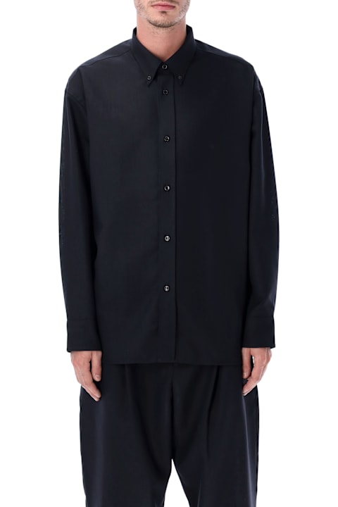 Homeware Studio Nicholson Studio Nicholson Oversized Wool Navy Blue Shirt