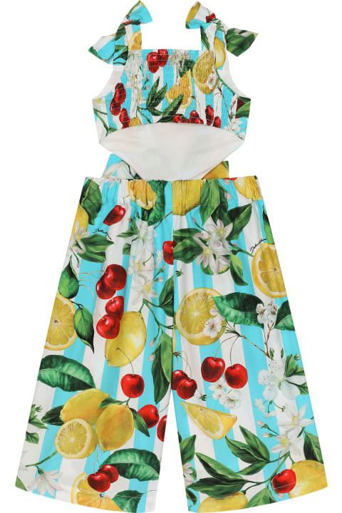 Dresses for Girls Dolce & Gabbana Lemon Print Playsuit