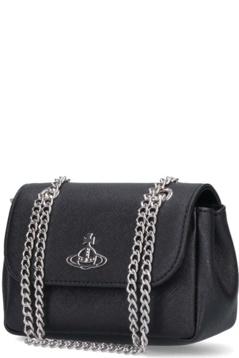 Shoulder Bags for Women Vivienne Westwood Logo Crossbody Bag