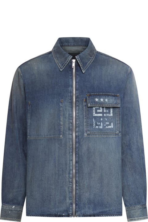 Givenchy Clothing for Men Givenchy Ls Classic Fit Overshirt