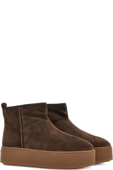 Hogan Suede Ankle Boots