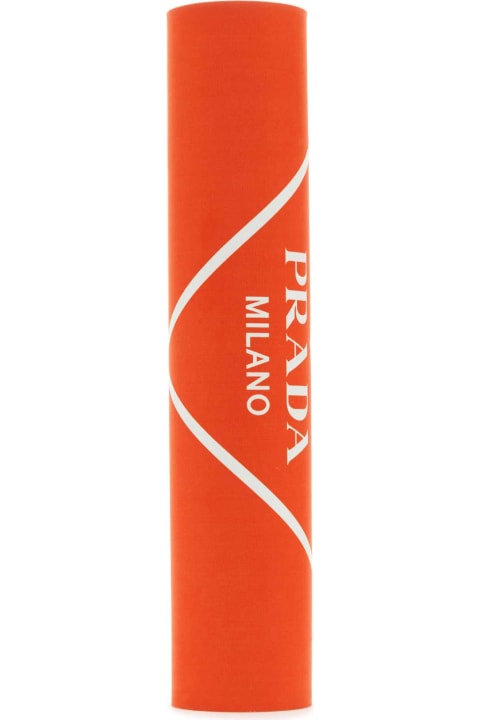 Fashion for Women Prada Orange Rubber Yoga Mat