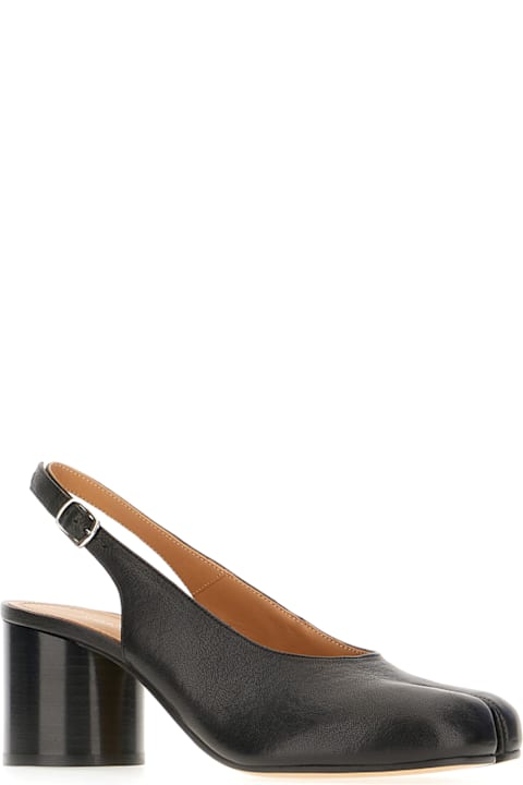 Shoes for Women Maison Margiela Black Leather Tabi Pumps