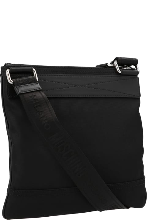 メンズ ショルダーバッグ Moschino Messenger Crossbody Bag