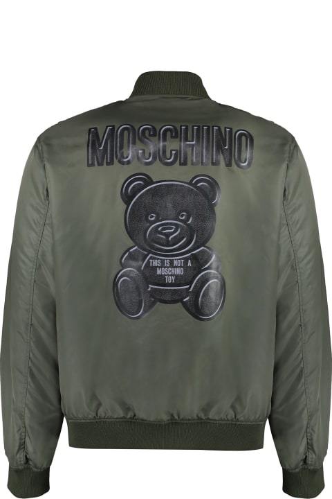 Moschino Coats & Jackets for Men Moschino Nylon Bomber Jacket