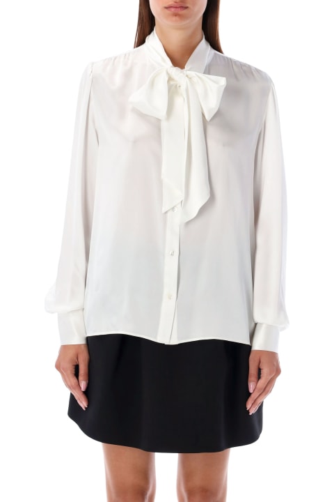 Alessandra Rich Topwear for Women Alessandra Rich Bow Shirt