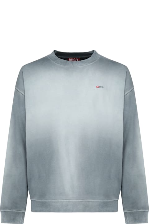 Diesel Sweaters for Women Diesel Sweatshirt With Embroidered Micro Logo