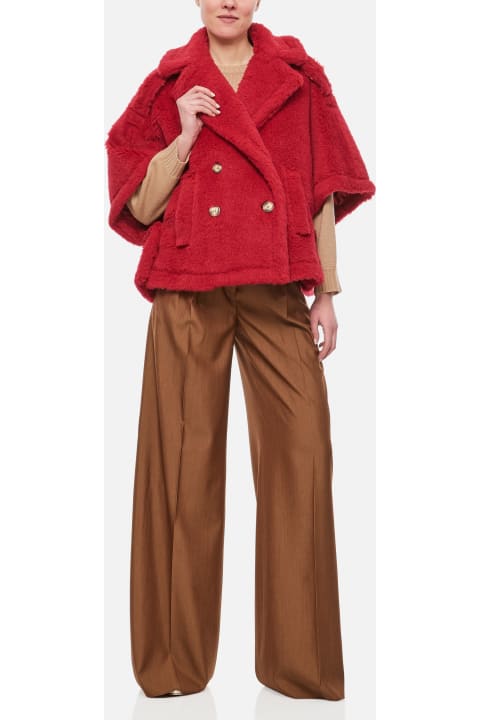 Coats & Jackets for Women Max Mara Red Placido Cape