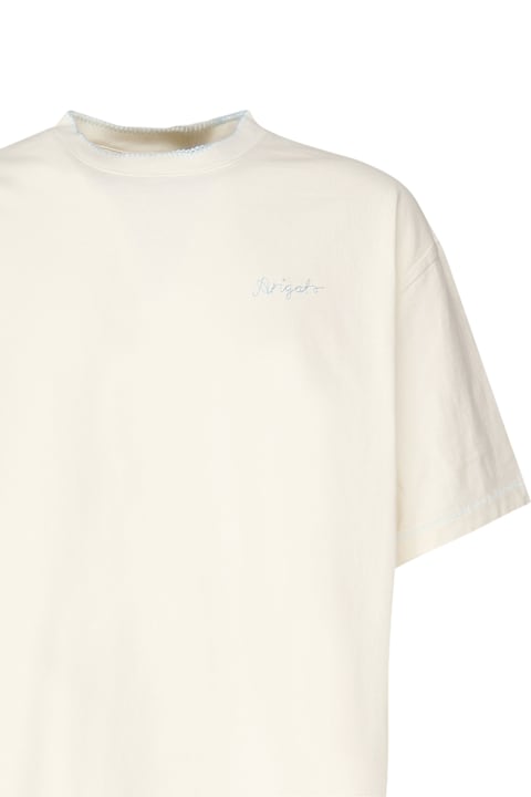 Topwear for Men Axel Arigato T-shirt With Decorative Stitching