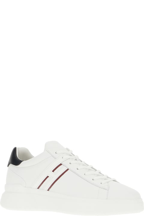 Hogan for Men Hogan White Leather H580 Sneakers