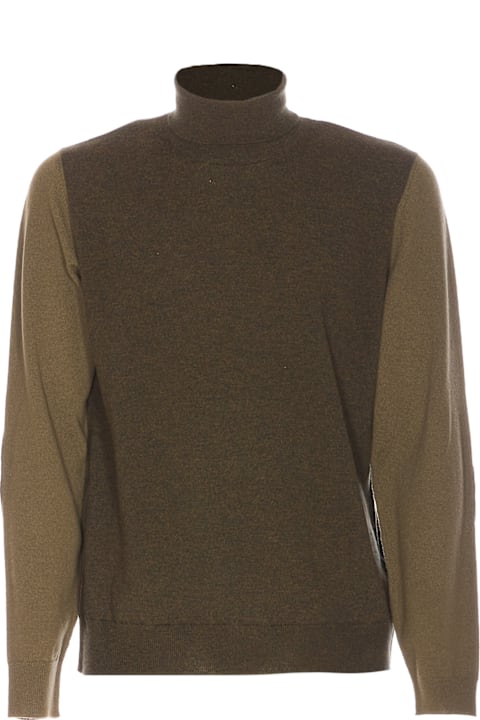 Maison Margiela لـ Kids Maison Margiela Two-tone Wool Sweater