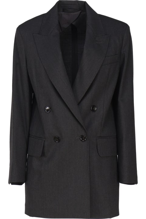 Coats & Jackets for Women Max Mara Double Breasted Blazer In Wool Blend
