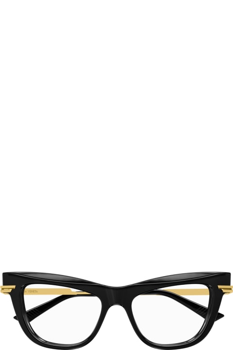 ウィメンズ Bottega Veneta Eyewearのアイウェア Bottega Veneta Eyewear Bv1266o Linea Minimalist 001 Glasses