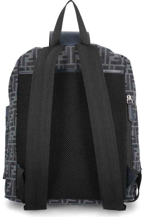 Fendi Bags for Men Fendi Ff Jacquard Strike Medium Backpack