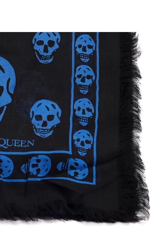 Alexander McQueen Scarves for Men Alexander McQueen Skull Scarf