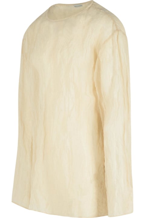 Dries Van Noten Shirts for Men Dries Van Noten 'hen' Grey Cotton T-shirt
