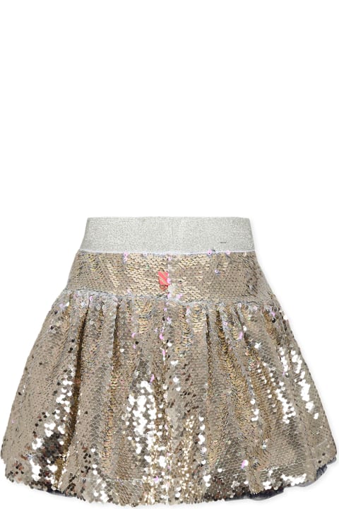 أدوات منزلية Billieblush Gold Skirt For Girl With Sequins