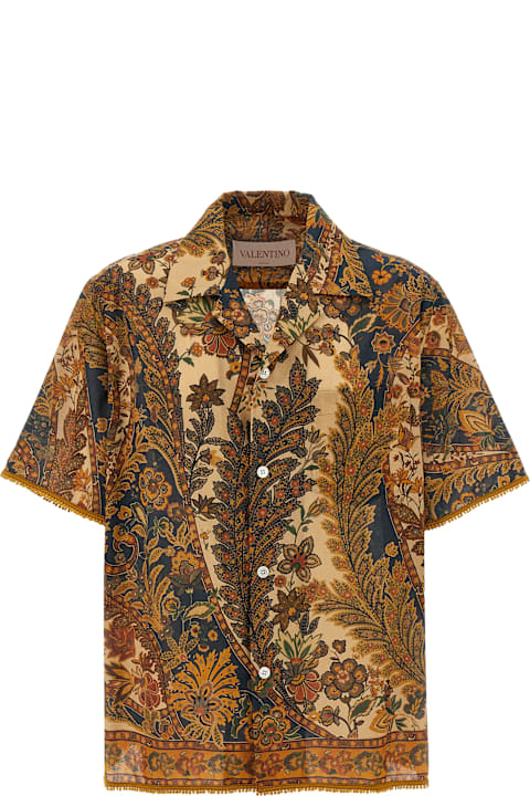 Valentino Garavani for Men Valentino Garavani 'voyage Imaginaire' Bowling Shirt