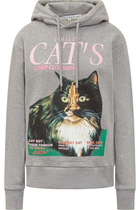 J.W. Anderson Fleeces & Tracksuits for Women J.W. Anderson Polly The Cat's Hoodie