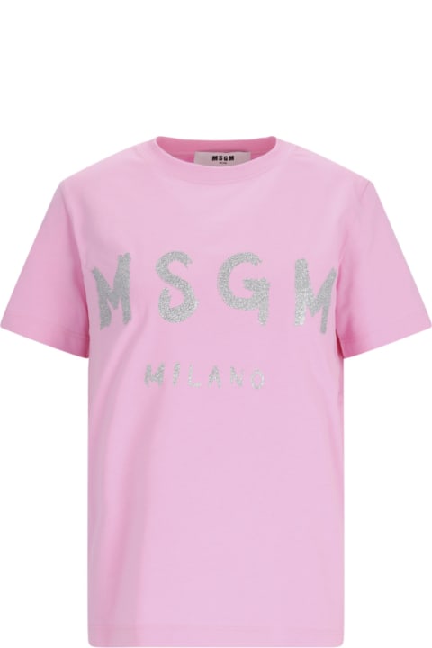 MSGM Topwear for Women MSGM Logo T-shirt