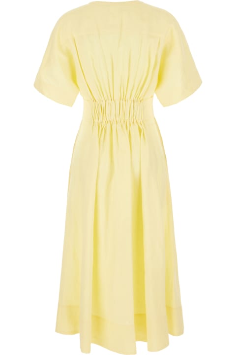 Weekend Max Mara for Women Weekend Max Mara Yellow Linen Dress