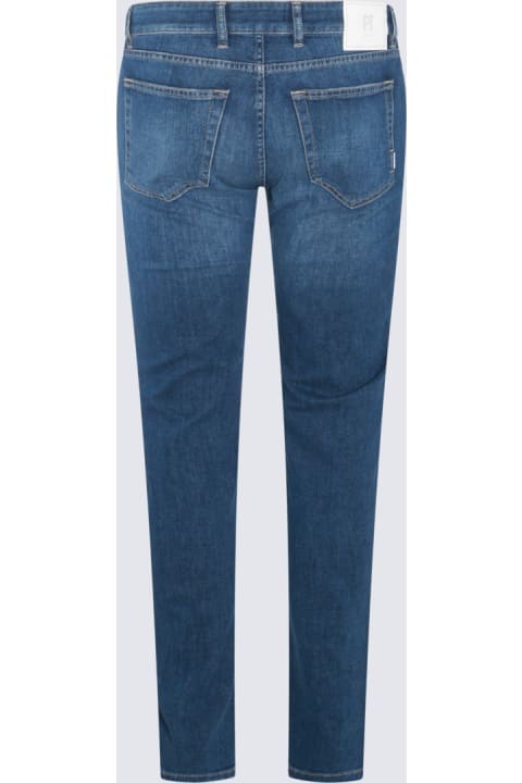メンズ PT01のウェア PT01 Blue Denim Swing Jeans