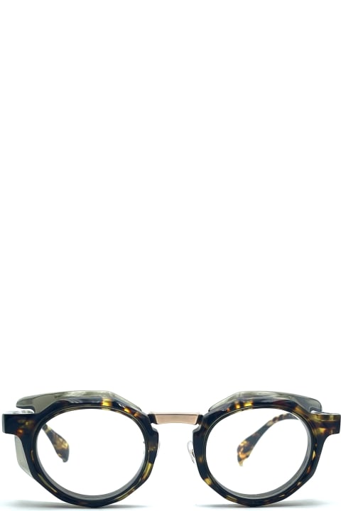 メンズ FACTORY900のアイウェア FACTORY900 Rf-056 - Tortoise / Olive Green Glasses