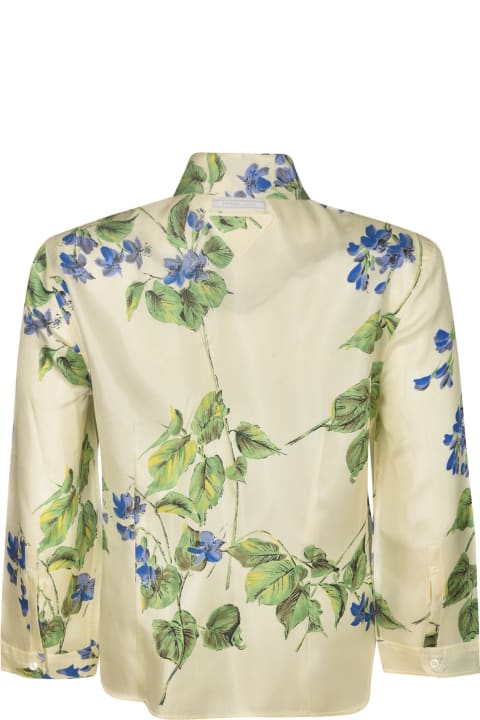 ウィメンズ新着アイテム Prada Floral Shirt