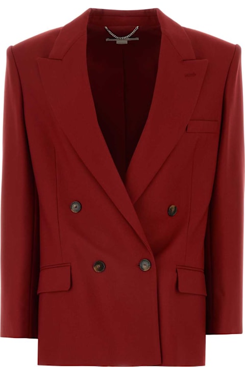 Stella McCartney Coats & Jackets for Women Stella McCartney Burgundy Wool Blazer