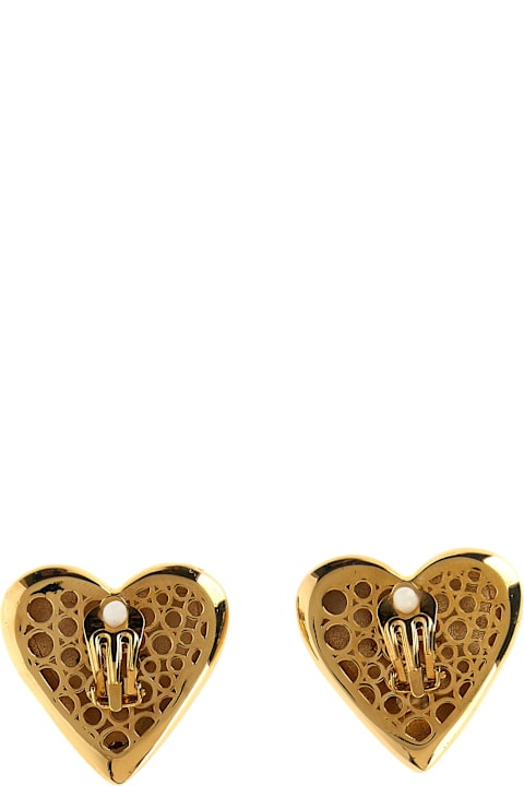 Dolce & Gabbana Jewelry for Women Dolce & Gabbana Logo Heart Earrings