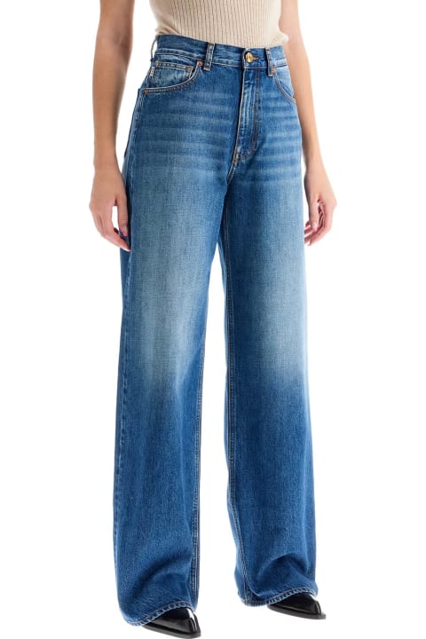 Blazé Milano Jeans for Women Blazé Milano Wide Leg Jeans In Narida Sapphire Java Style