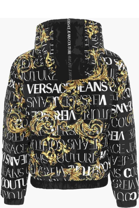 Versace Jeans Couture for Men Versace Jeans Couture Versace Jeans Couture Reversible Down Jacket With Hood.