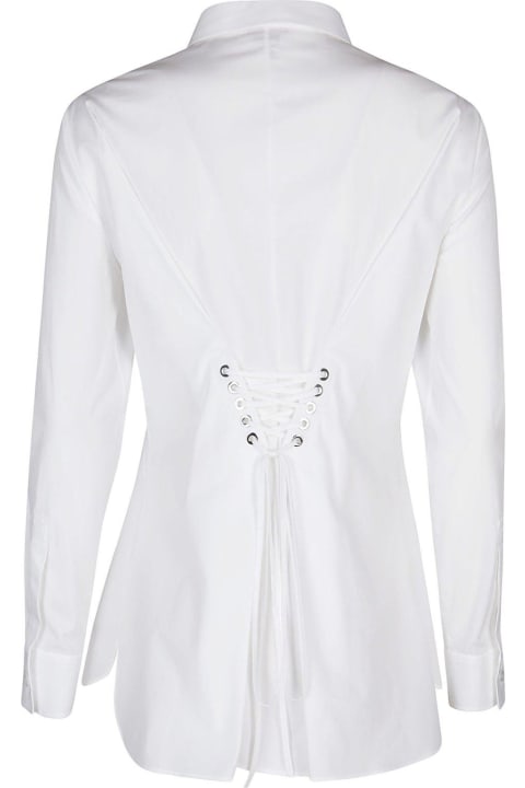 Sale for Women Alexander McQueen Back Eyelet Detailed Buttoned Shirt